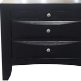 26' X 17' X 25' Black  Modern Nightstand