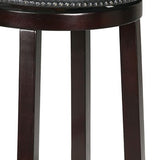 18' X 18' X 29' 2pc Espresso Swivel Bar Chair