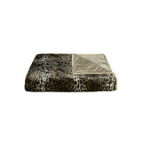 50" x 70" Leopard Faux Hide Throw