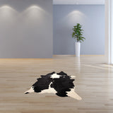 72" x 84" Tan and White Cowhide - Rug