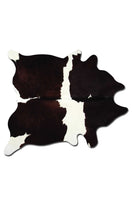 72" x 84" Tan and White Cowhide - Rug