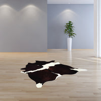 72" x 84" Tan and White Cowhide - Rug