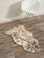 24" x 36" x 2" New Zealand Single Sheepskin Rug 24" X 36" X 1.5" - Gradient Chocolate