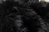 24" x 72" x 2" Black Double Sheepskin - Area Rug