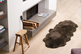 24" x 72" x 2" Black Double Sheepskin - Area Rug