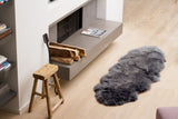 24" x 72" x 2" Black Double Sheepskin - Area Rug