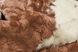 5.25'7.5' Faux Cow Hide Brown And Ivory Area Rug