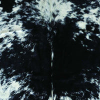 72" x 84" Salt & Pepper Black White Cowhide - Rug