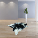 72" x 84" Salt & Pepper Black White Cowhide - Rug