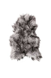 24" x 36" x 2" Metallic Silver Sheepskin Single Long-Haired - Area Rug