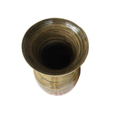 30" Golden Brown Spun Bamboo Accent Floor Vase