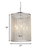 Rosalias Chain Crystal Chandelier