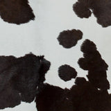 24" x 36" Salt And Pepper, Black And White Calfskin - Area Rug