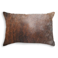 12" x 20" x 5" Yellow Cowhide  Pillow