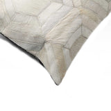 12" x 20" x 5" Fuchsia Cowhide  Pillow