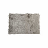 60" x 36" Off White Rectangular Faux Fur - Area Rug