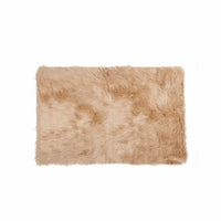 60" x 96" Black Sheepskin - Rug or Throw