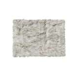 5' x 8' Ombre Gray Faux Sheepskin Rug