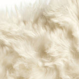 48" x 72" x 1.5" Off White Faux Sheepskin Area Rug