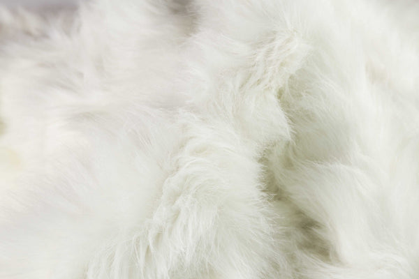 72" x 72" x 1.5" Off White Octo Faux Sheepskin - Area Rug