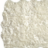 72" x 72" x 1.5" Off White Octo Faux Sheepskin - Area Rug