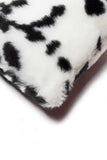 12" x 20" x 5" Sugarland Black and White Faux  Pillow 2 Pack