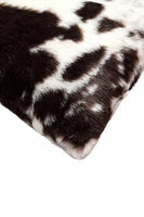 18" x 18" x 5" Brownsville Chocolate and White Faux  Pillow 2 Pack