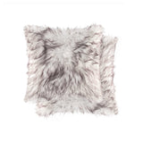 18" x 18" x 5" Gradient Chocolate Faux  Pillow 2 Pack