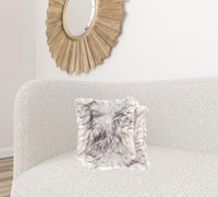 18" x 18" x 5" Gradient Chocolate Faux  Pillow 2 Pack