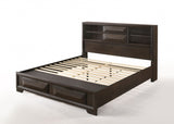 91' X 79' X 53' Espresso Eastern King Storage Bed