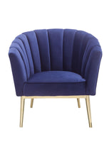 32' X 31' X 34' Blue Accent Chair