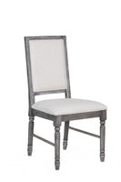 20' X 22' X 40' 2pc Light Cream Linen And Weathered Gray Side Chair