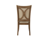 23' X 19' X 40' 2pc Beige Leatherette And Gray Oak Side Chair