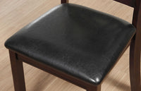18' X 22' X 41' 2pc Black And Espresso Side Chair