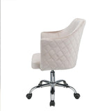 25' X 23' X 37' Champagne Velvet Office Chair