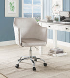 25' X 23' X 37' Champagne Velvet Office Chair