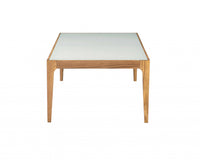 43' X 24' X 15' Natural And Frost Glass Coffee Table