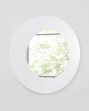 Mirror In High Gloss White Lacquer