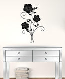 Distressed Chic Metal Flower Wall Decor