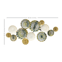 Chic Textured Metal Wall Decor
