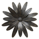 Gold Industrial Flower Metal Wall Decor