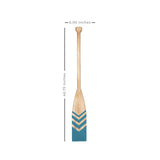 Distressed Coastal Wood Chevron Oar Wall Decor