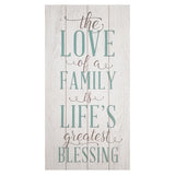 Rustic The Love of Family Wall Art