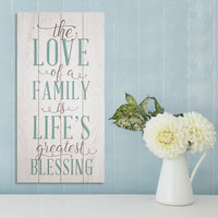 Rustic The Love of Family Wall Art