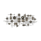 Distressed Industrial Metal and Wood Wall Decor