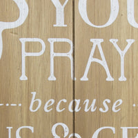 Rustic Wash Your Hands Say Your Prayers Wall Art