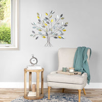 Whimsical Metal Tree Wall Decor