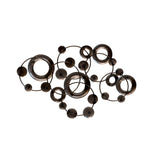 Red Multi-Metallic Circle Wall Decor