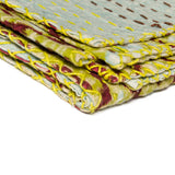 50" x 70" Multicolored Charming Kantha - Throw