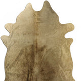 72" x 84" Taupe Cowhide  Area Rug